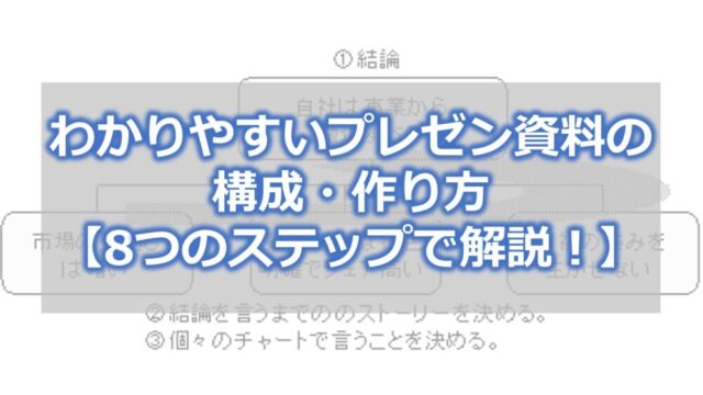 わかりやすいプレゼン資料の構成 作り方 8つのステップで解説 セーシンblog